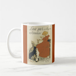 Mok van katten en meisjes (Franse koffie)