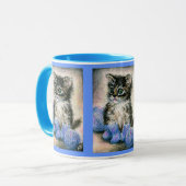 Mok van kattenbreikitten (Voorkant links)