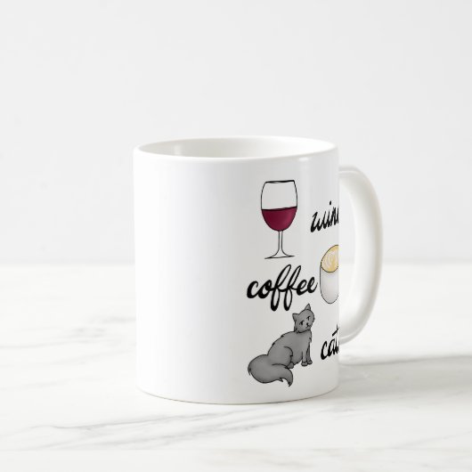 Mok van kattenkatten met kattendeksel (Voorkant rechts)