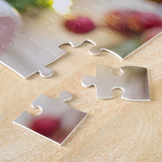 Mok van kerstcacao, Snowman Marshmallow Legpuzzel (Zijkant)