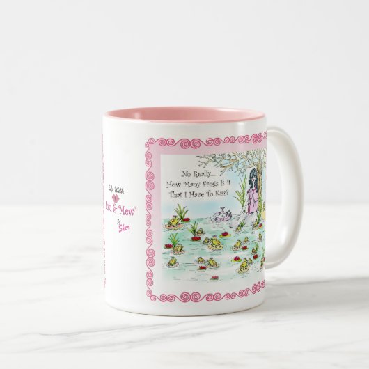 Mok van kikkers (Voorkant rechts)