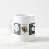 Mok van kikkers en pandas (Voorkant links)