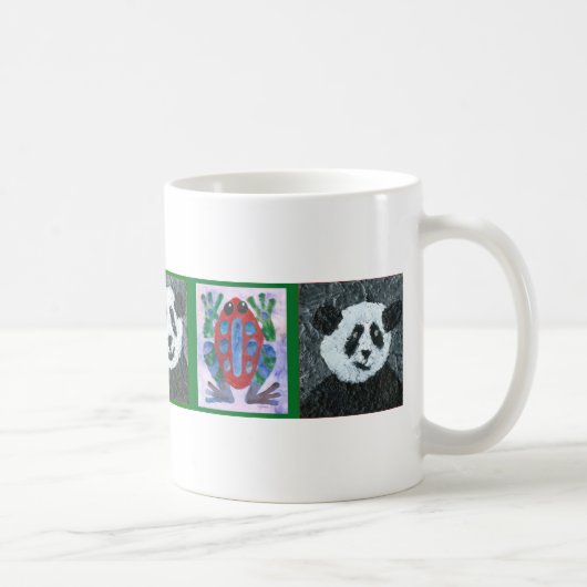 Mok van kikkers en pandas (Rechts)