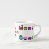 Mok van kinderen met een persoonlijke Choo-trein (Rechts)