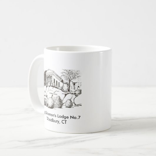 Mok van King Solomon Lodge No.7 (Voorkant links)