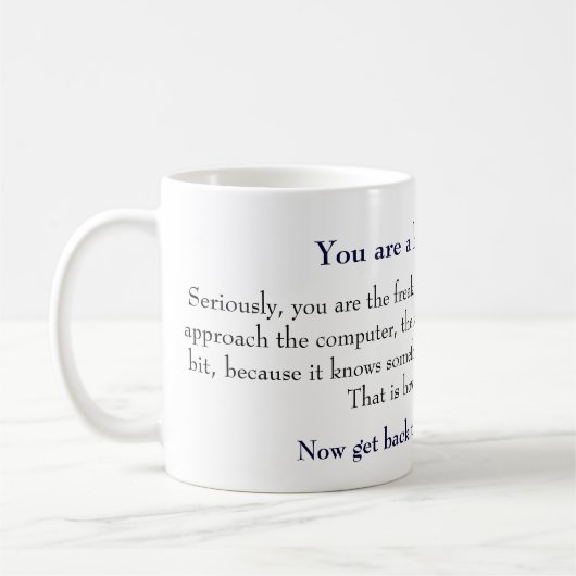 Mok van King Writer (Links)