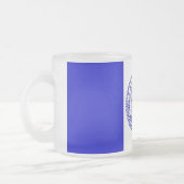 Mok van klein glas met vlag van New York City, bev (Links)