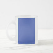 Mok van klein glas, voorgekookt, met Franse vlag (Links)