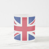 Mok van klein glas, voorgekookt, met vlag van het  (Center)