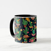 Mok van kleurrijke Cactus Garden (Voorkant links)