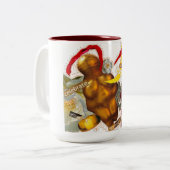 Mok van koffie bij vrouwen (Voorkant links)