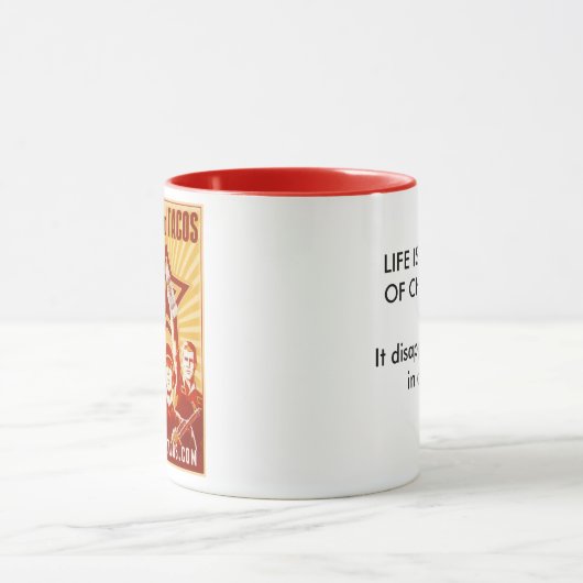 Mok van koffie in Gin en Tacos (Midden)