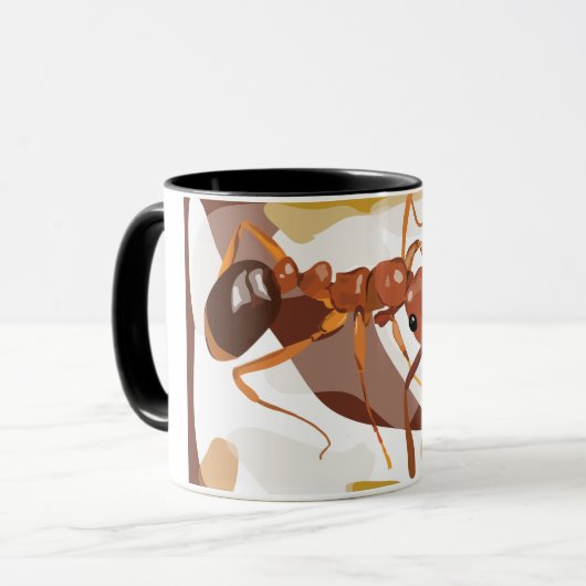 Mok van koffie (Megalomyrmex) (Voorkant links)