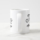 Mok van koffie personaliseren Jezus en koffie (Achterkant)