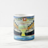mok van koffie - titanic en zusterschip olympisch (Center)