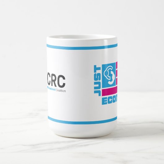 Mok van koffie uit de economie (Center)