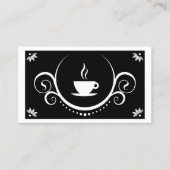 mok van koffie visitekaartje (Voorkant)