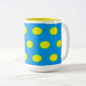 Mok van koffie voor groene en gele eieren (Voorkant rechts)