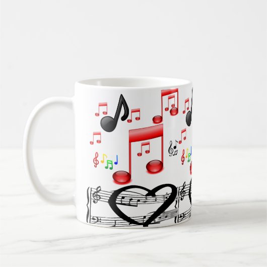 Mok van koffie voor muzikanten (Links)