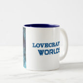 Mok van koffiezetmeel van lovecraft (Voorkant rechts)