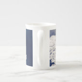 Mok van koningin Anne's Lace Flowers Blue Bone Chi (Achterkant)