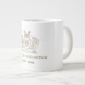 Mok van koningin Elizabeth II Herdenking Keepslag (Voorkant rechts)