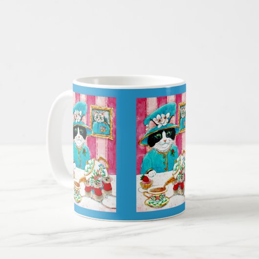 Mok van koninginnenmuizenthee (Voorkant links)