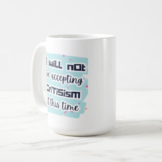 Mok van kritiek (Voorkant links)