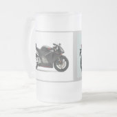 Mok van kruisraketten met gevriesdroogd glas (Voorkant links)