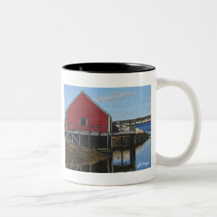 Mok van kunstbotenkoffie voor textiel