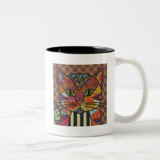 Mok van kunstkatten