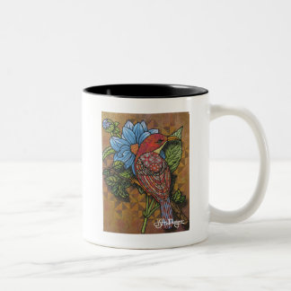 Mok van kunstvogelkoffie