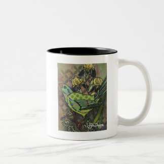 Mok van kunstvogelkoffie