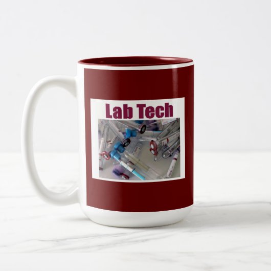 Mok van Lab Tech Tubes Coffee (Links)