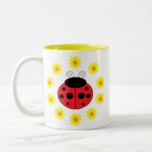 Mok van Ladybug en Daisies (Links)
