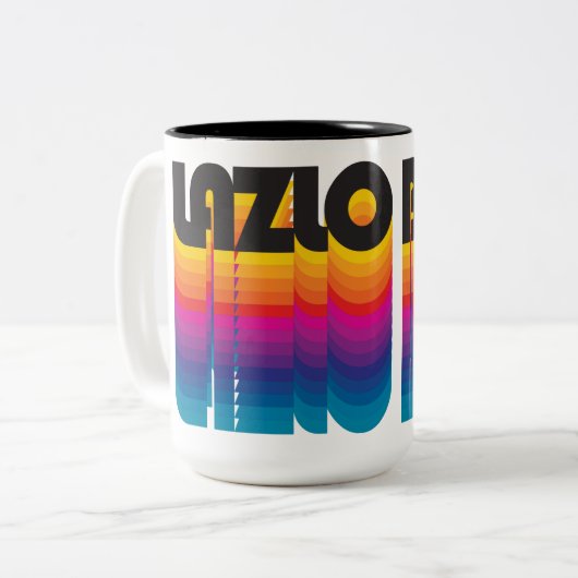 Mok van Lazlo Bane Rainbow (Voorkant links)