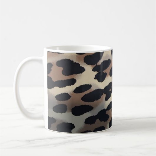 Mok van leopard Print Coffee (Links)
