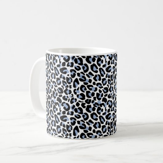 Mok van leopard Print Coffee (Voorkant links)