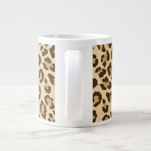 Mok van Leopard Print Jumbo Coffee (Achterkant)