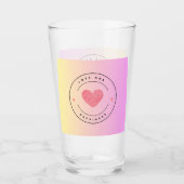 Mok van liefde en geluk glas (Voorkant)