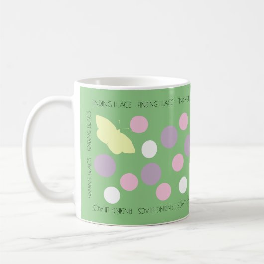 Mok van Lilacs Pastel Polka Dot (Links)