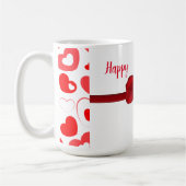 Mok van lint en harten Valentijn (Links)