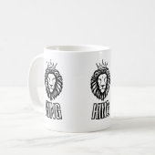 Mok van lionkoffie (Voorkant links)