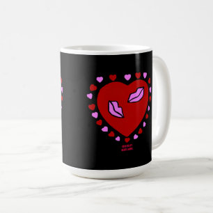 Mok van loffend hart Kisses Coffee