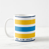 Mok van Los Angeles Chargers Minimalist Bars Coffe (Links)