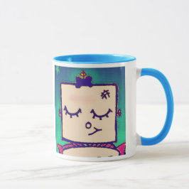 Mok van Lovely Girl Robot Coffee