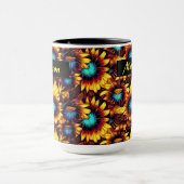 Mok van lumierzonnebloemen (Midden)