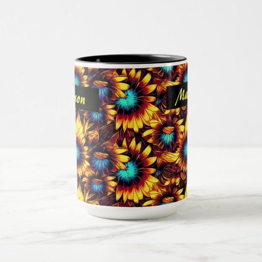 Mok van lumierzonnebloemen (Midden)