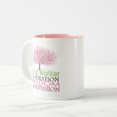 Mok van maatschappelijk werkers (Voorkant links)