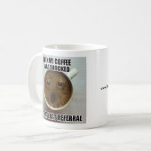 Mok van maatschappelijk werkers - "Zelfs mijn koff (Voorkant links)